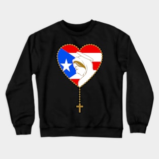 Our lady of Providence nuestra señora de la divina providencia patrona de puesto rico Crewneck Sweatshirt